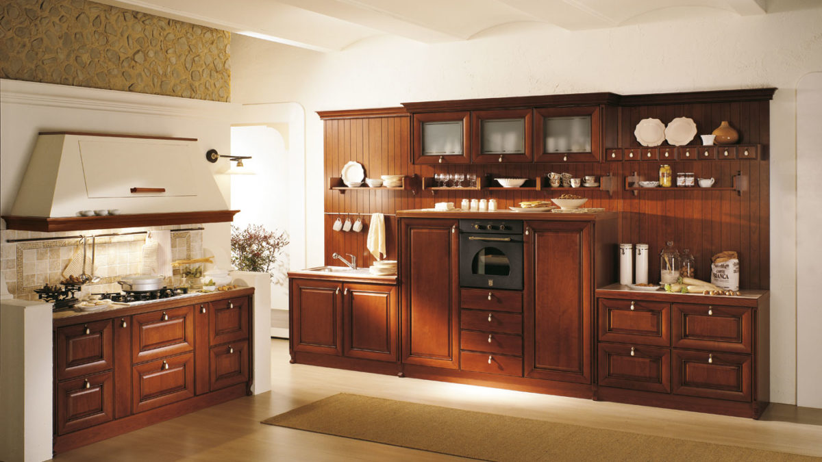 birch wood kitchen cabinets