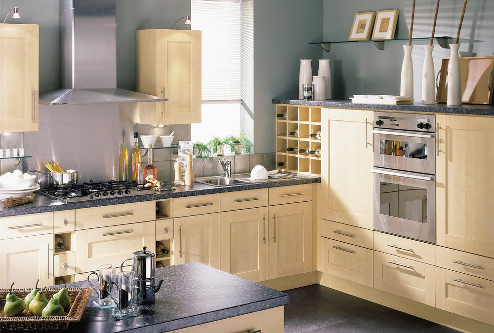 Birch Wood Shaker Kitchen Cabinet Swk 002 Houlive Solid Wood