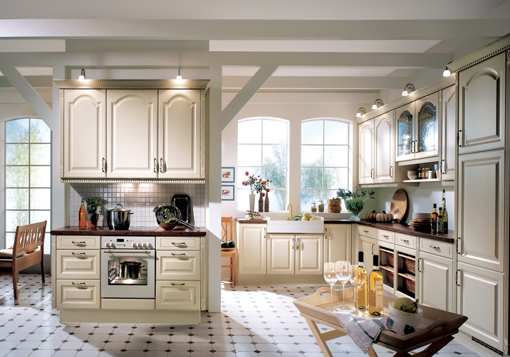 10. Arched Cathedral Kitchen Cabinets