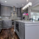 grey kitchen cabinets