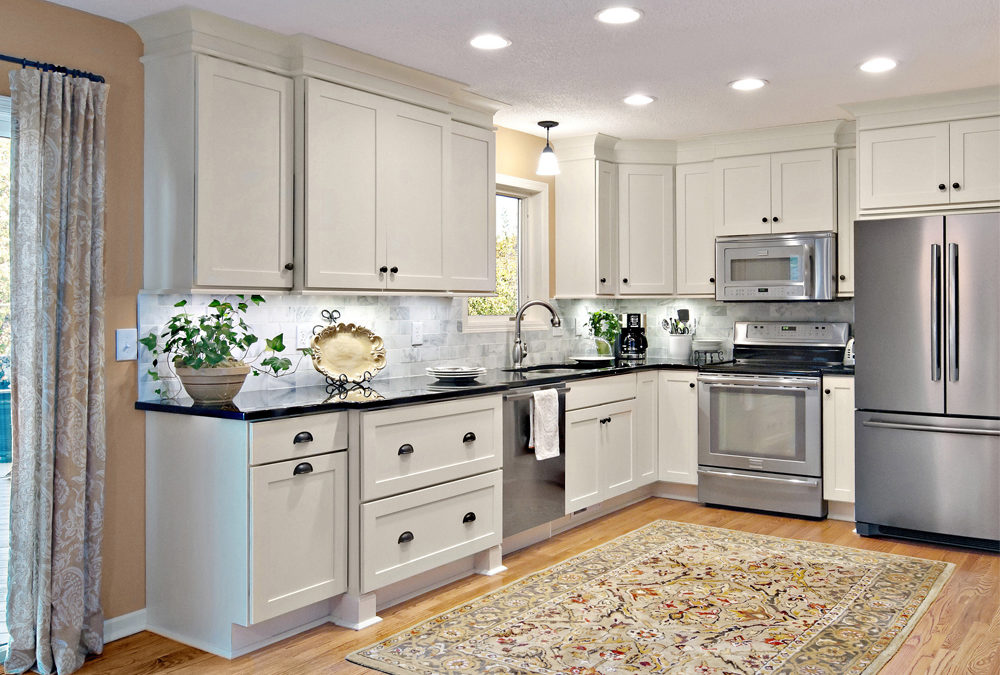 Solid Wood White Shaker Small Kitchen Cabinets Swk 060 Houlive