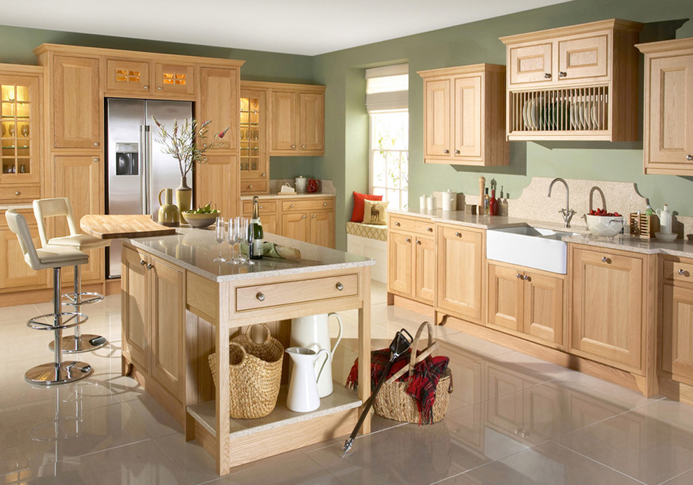 Wood Feeling Solid Birch Shaker Style Kitchen Cabinets Swk 072 Houlive